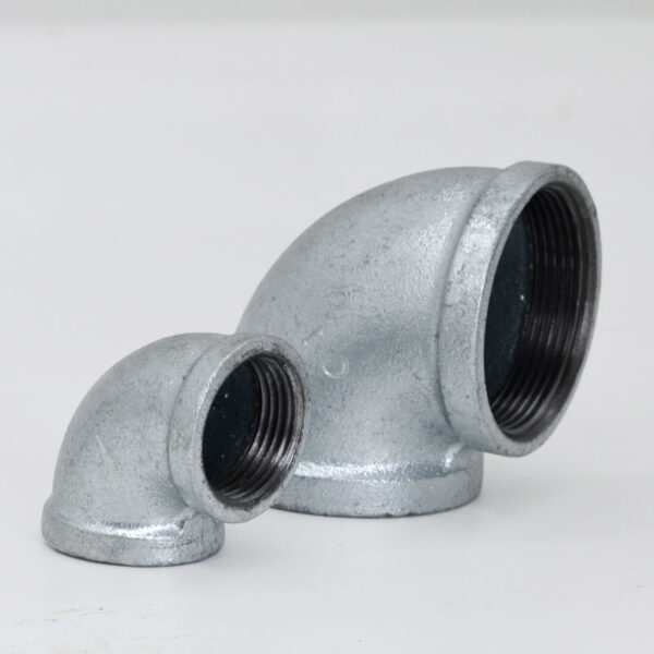 Malleable iron 90 degree elbow